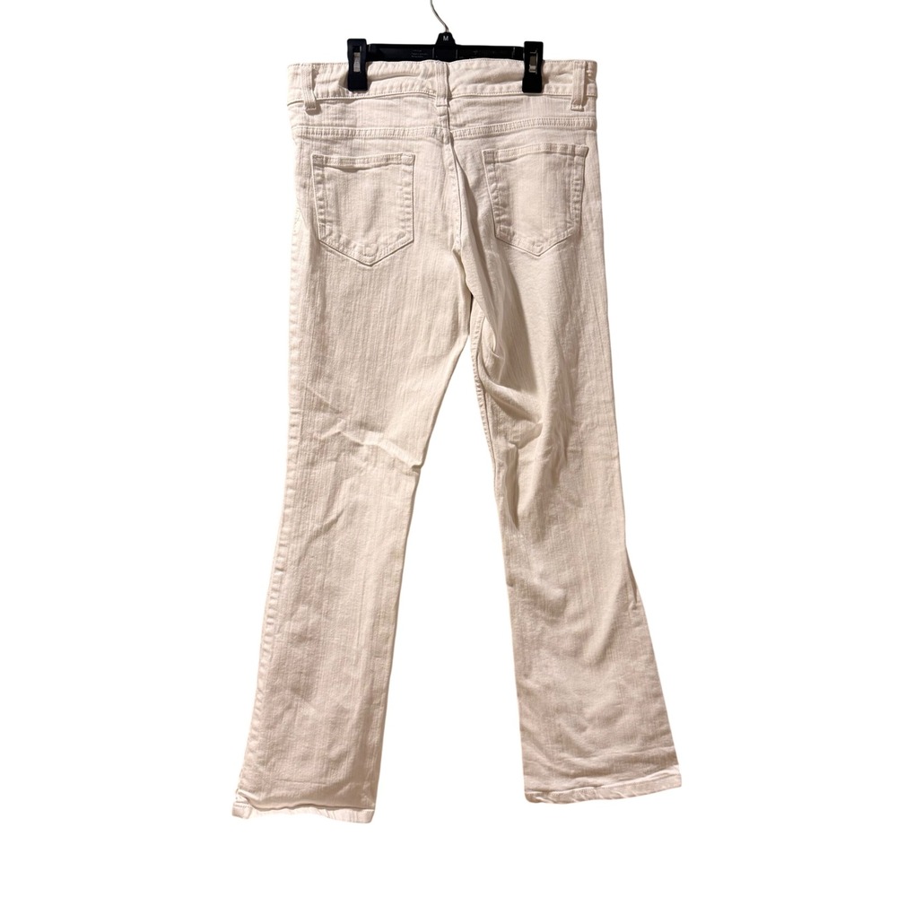 The Limited Jeans Women 6 White Bootcut Stretch Cotton Denim Pants Preppy - Picture 3 of 8